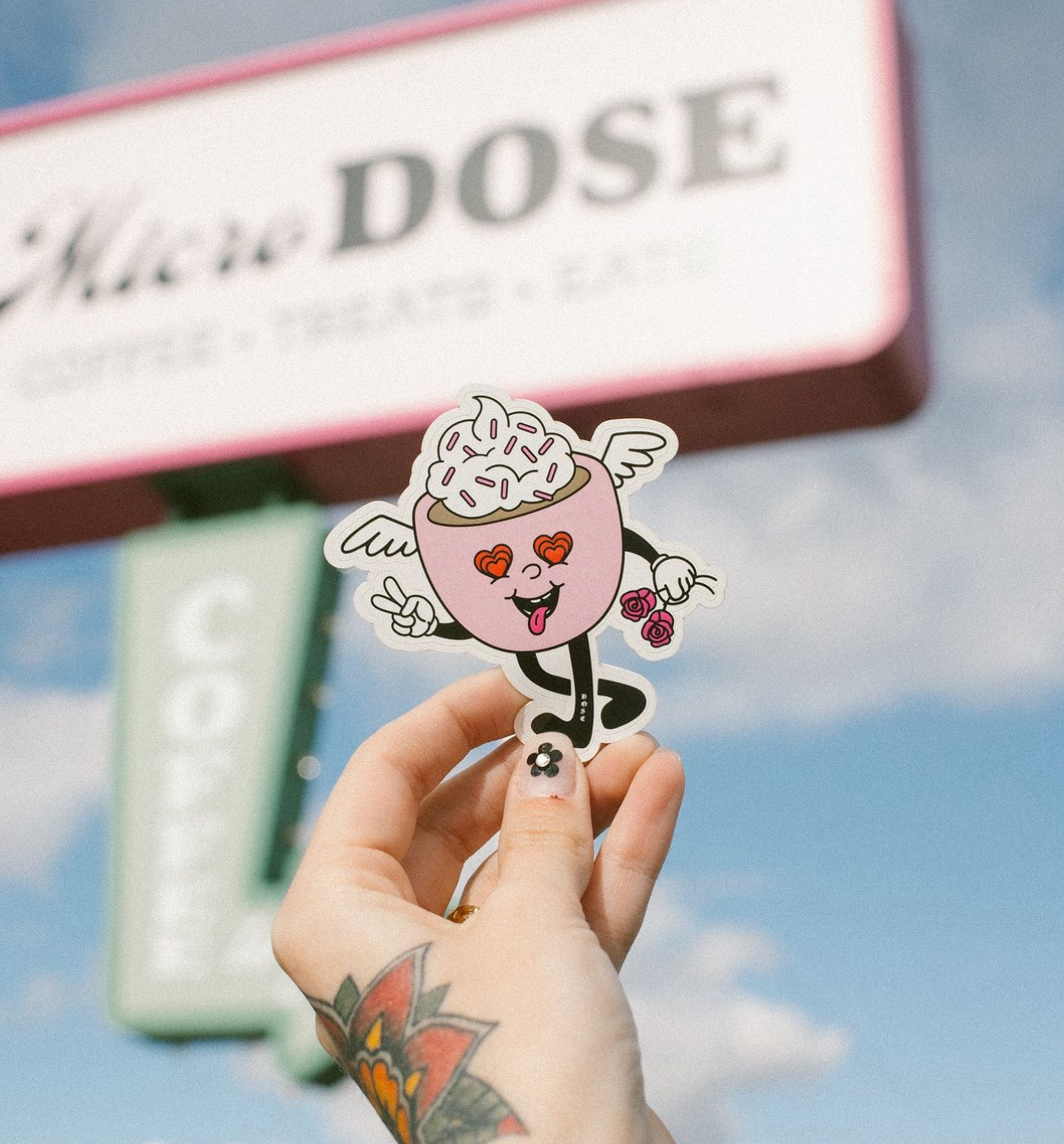 Brewie Di-cut Sticker - Coffee Dose