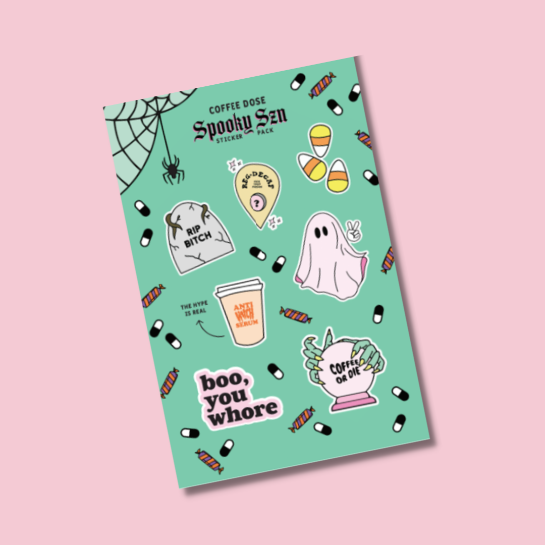 Spooky Sticker Pack - Coffee Dose