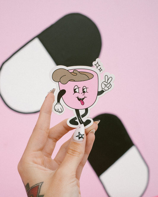 Brewie Di-cut Sticker - Coffee Dose