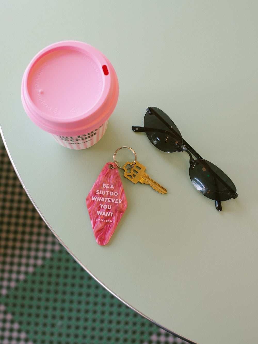 Motel Keychain