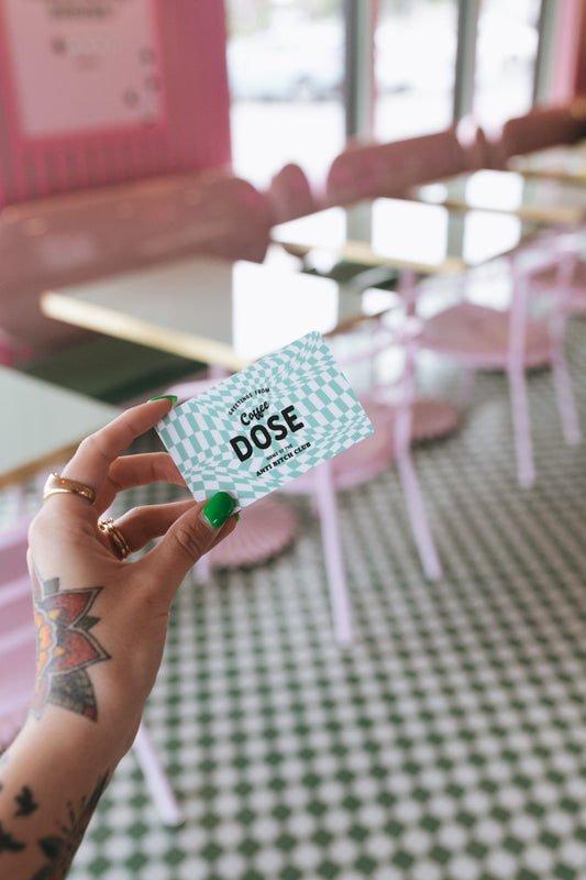 Physical In-Store Gift Card - Coffee Dose