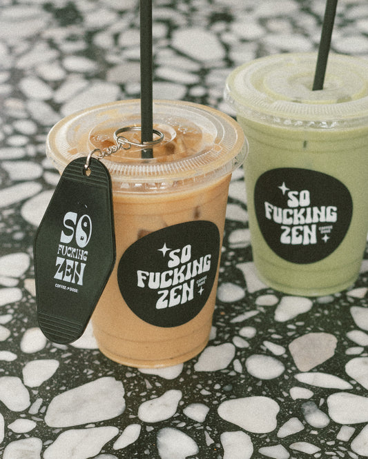So F*cking Zen Motel Keychain - Coffee Dose